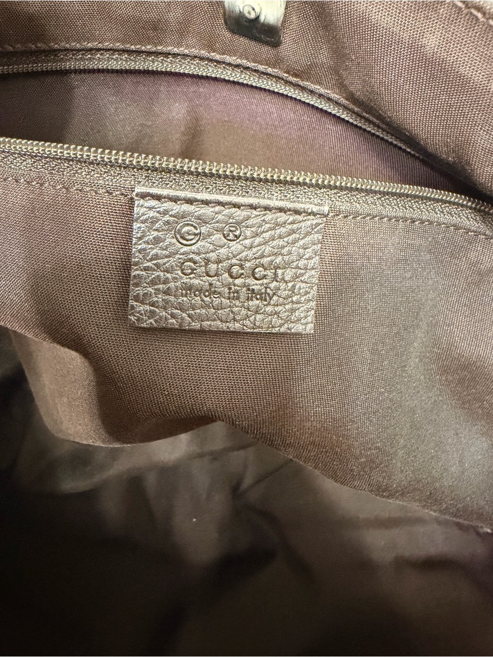 GUCCI GG Nylon Abbey D Ring Pocket Tote w/COA - Picture 11 of 13